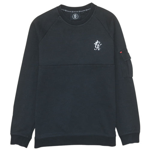 Mens UK Size M Gym King Black Pullover Sweatshirt