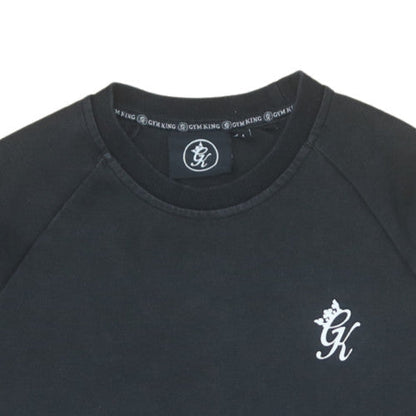 Mens UK Size M Gym King Black Pullover Sweatshirt
