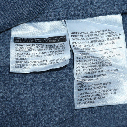 Mens UK Size M Levi's Blue Pullover Sweatshirt