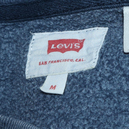 Mens UK Size M Levi's Blue Pullover Sweatshirt