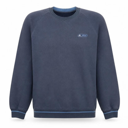 Mens UK Size M adidas Blue Pullover Sweatshirt
