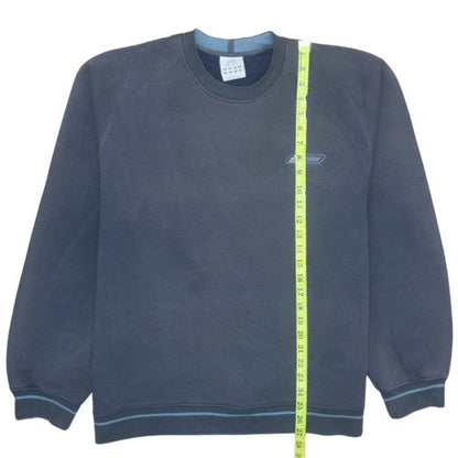 Mens UK Size M adidas Blue Pullover Sweatshirt