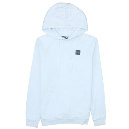 Mens UK Size S Under armour White Pullover Hoodie