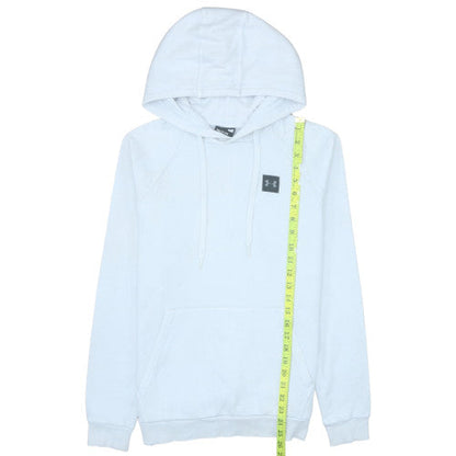 Mens UK Size S Under armour White Pullover Hoodie