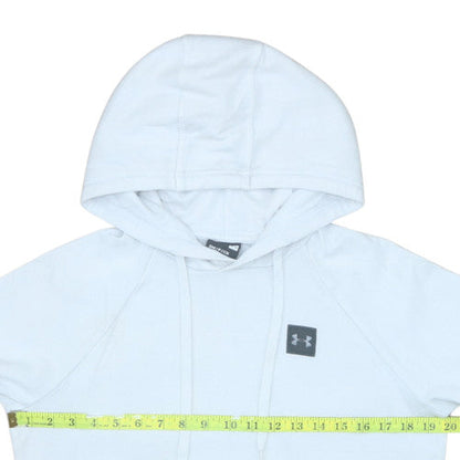 Mens UK Size S Under armour White Pullover Hoodie