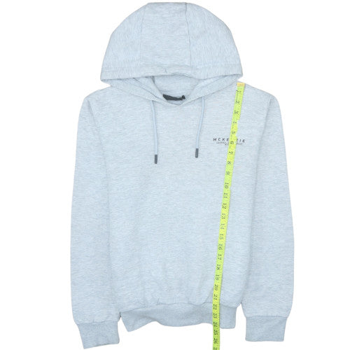 Mens UK Size M McKenzie Grey Pullover Hoodie