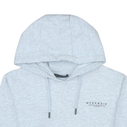 Mens UK Size M McKenzie Grey Pullover Hoodie