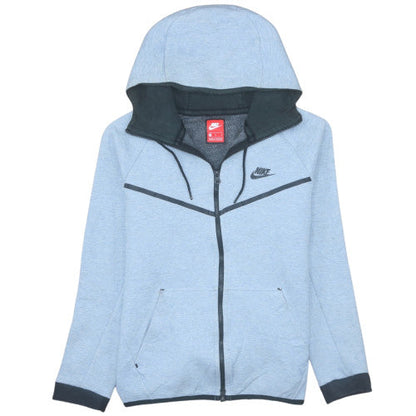 Mens UK Size M Nike Grey Full Zip Hoodie