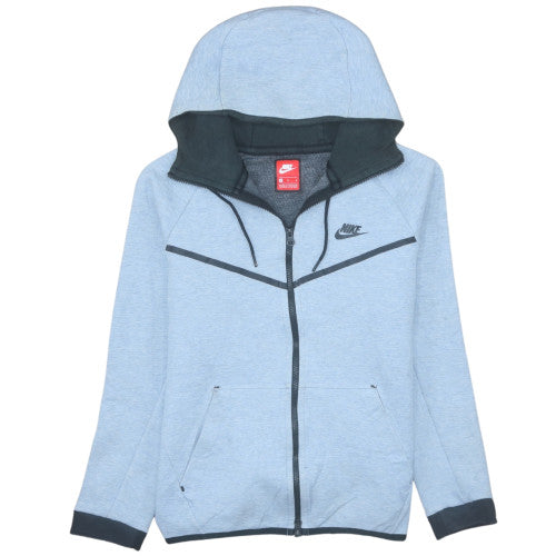 Mens UK Size M Nike Grey Full Zip Hoodie