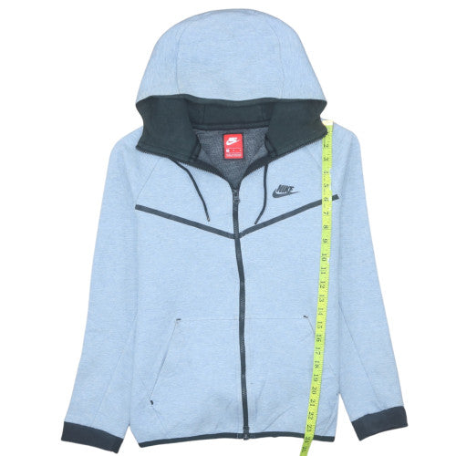 Mens UK Size M Nike Grey Full Zip Hoodie