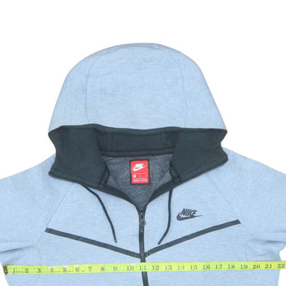 Mens UK Size M Nike Grey Full Zip Hoodie