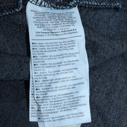 Mens UK Size M Nike Grey Full Zip Hoodie