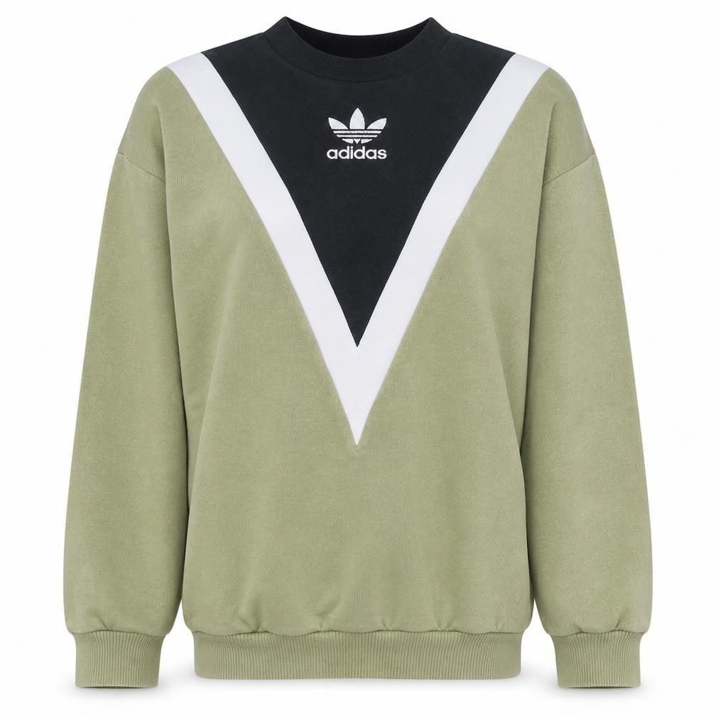 Womens UK Size S adidas Green Pullover Sweatshirt