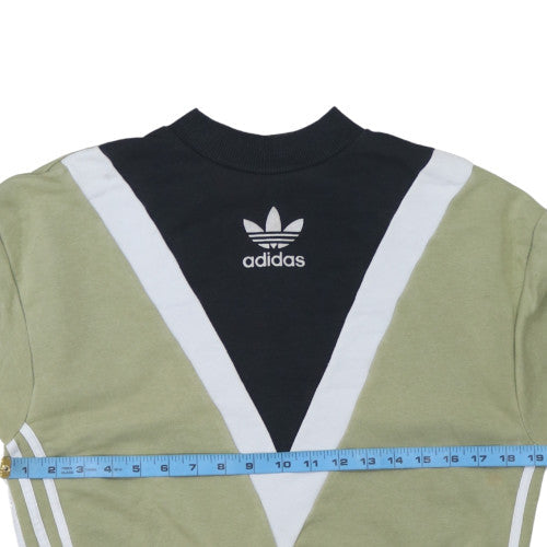 Womens UK Size S adidas Green Pullover Sweatshirt