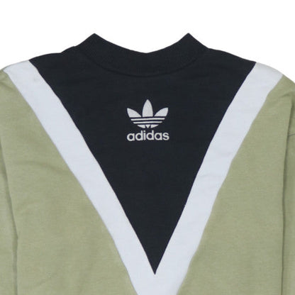 Womens UK Size S adidas Green Pullover Sweatshirt