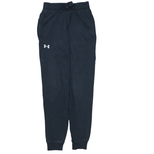 Mens UK Size XS Under armour Relaxed Fit Jogger Black Trousers