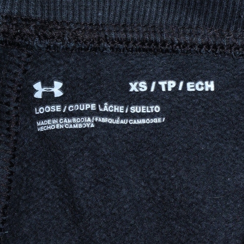 Mens UK Size XS Under armour Relaxed Fit Jogger Black Trousers