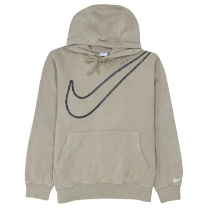 Mens UK Size S Nike Beige Pullover Hoodie