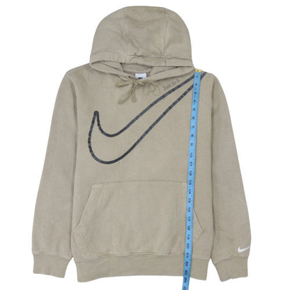 Mens UK Size S Nike Beige Pullover Hoodie