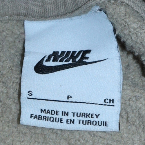 Mens UK Size S Nike Beige Pullover Hoodie