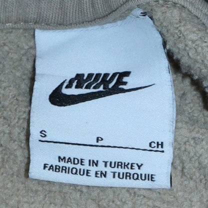 Mens UK Size S Nike Beige Pullover Hoodie