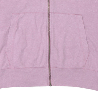 Womens UK Size M Nike Pink Full Zip Hoodie