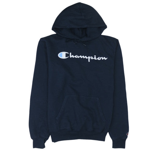 Mens UK Size S Champion Blue Pullover Hoodie