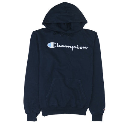 Mens UK Size S Champion Blue Pullover Hoodie