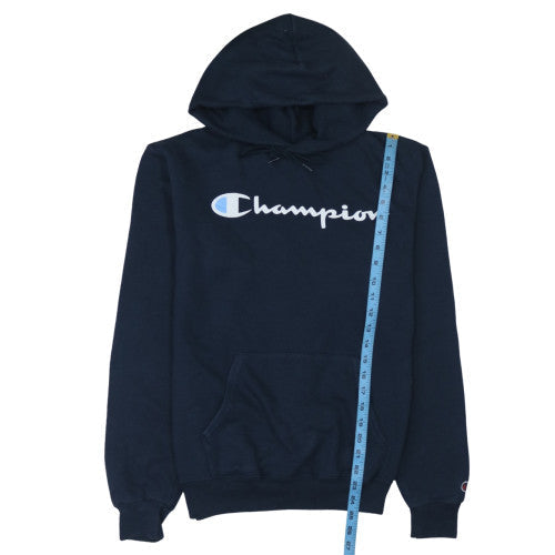 Mens UK Size S Champion Blue Pullover Hoodie