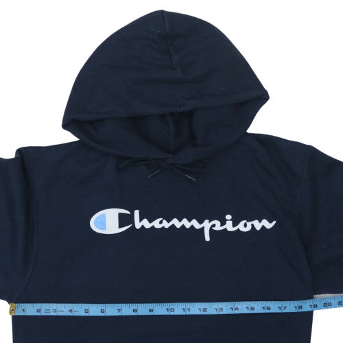 Mens UK Size S Champion Blue Pullover Hoodie