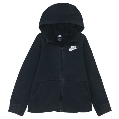 Teens UK Size XL Nike Black Full Zip Hoodie