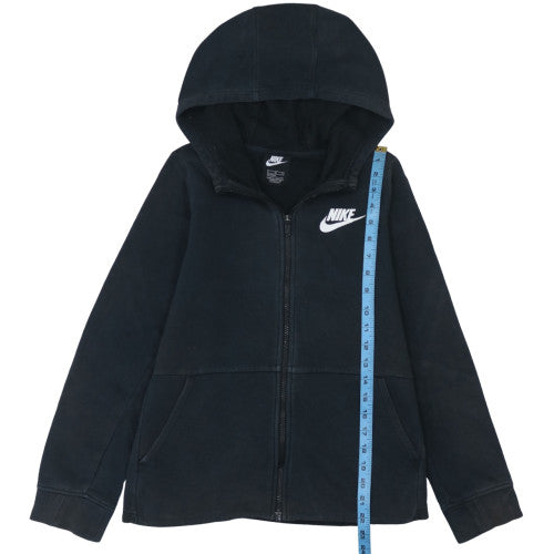 Teens UK Size XL Nike Black Full Zip Hoodie