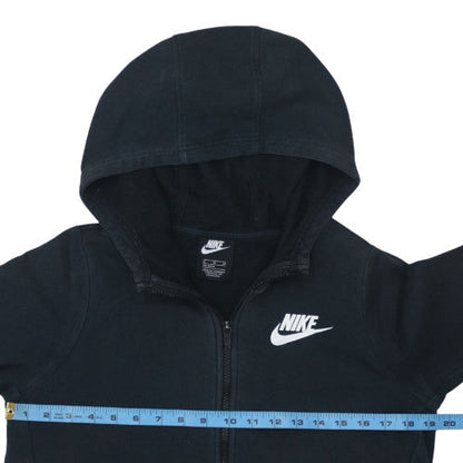 Teens UK Size XL Nike Black Full Zip Hoodie