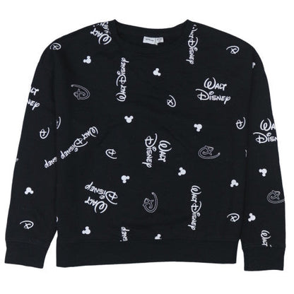 Womens UK Size L Disney Black Pullover Sweatshirt