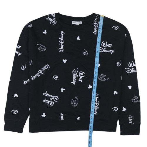 Womens UK Size L Disney Black Pullover Sweatshirt