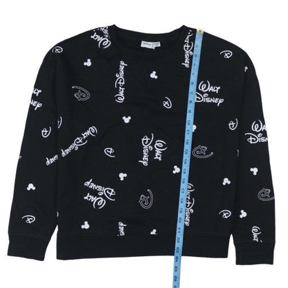 Womens UK Size L Disney Black Pullover Sweatshirt