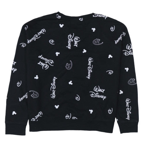 Womens UK Size L Disney Black Pullover Sweatshirt