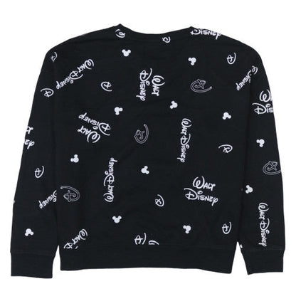 Womens UK Size L Disney Black Pullover Sweatshirt