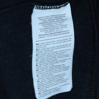 Mens UK Size L Nike Black Pullover Hoodie