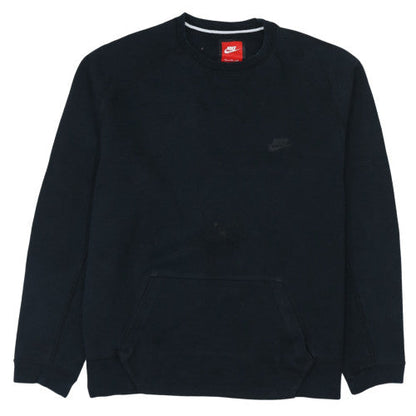 Mens UK Size 2XL Nike Black Pullover Sweatshirt