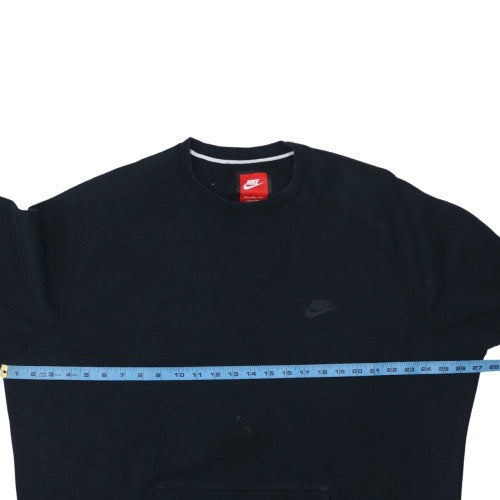 Mens UK Size 2XL Nike Black Pullover Sweatshirt