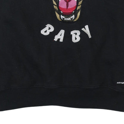 Mens UK Size L Broke Baby Black Pullover Sweatshirt