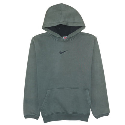 Mens UK Size L Nike Green Pullover Hoodie