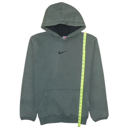 Mens UK Size L Nike Green Pullover Hoodie