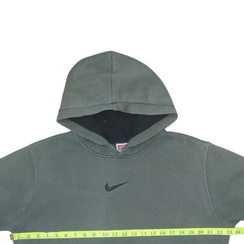 Mens UK Size L Nike Green Pullover Hoodie
