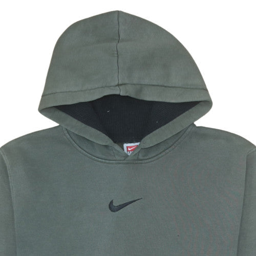Mens UK Size L Nike Green Pullover Hoodie