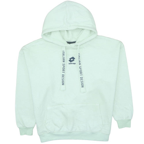 Mens UK Size S Lotto White Pullover Hoodie