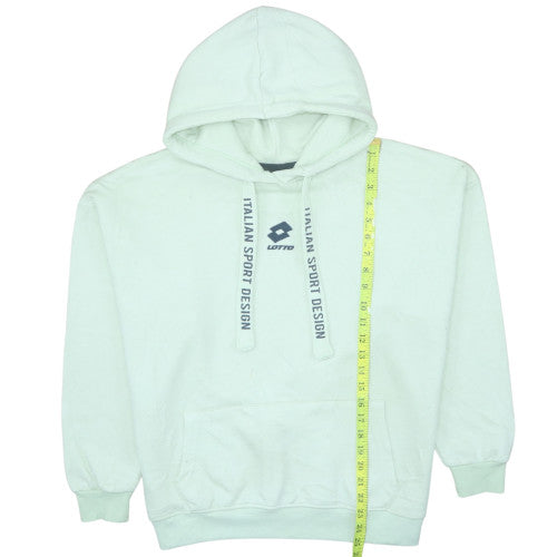 Mens UK Size S Lotto White Pullover Hoodie