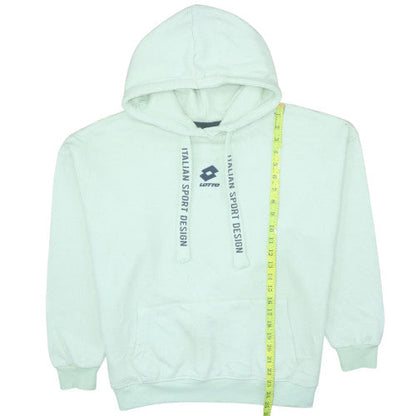 Mens UK Size S Lotto White Pullover Hoodie