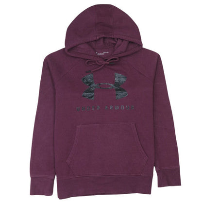 Mens UK Size S Under armour Purple Pullover Hoodie